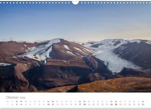 Calvendo Wandkalender*Spitzbergen - Wild.Rau.Ungezähmt. (Wandkalender 2026 DIN A3 quer), Monatskalender