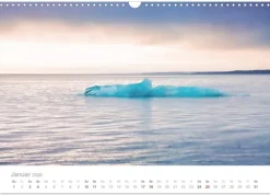 Calvendo Wandkalender*Spitzbergen - Wild.Rau.Ungezähmt. (Wandkalender 2026 DIN A3 quer), Monatskalender