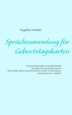 BoD - Books on Demand Lexika & Sprachen*Sprüchesammlung für Geburtstagskarten