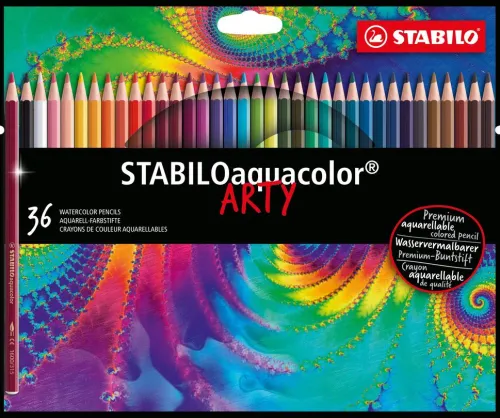 Stabilo Buntstifte-Aquarell-Buntstifte aquacolor ARTY 36er Set