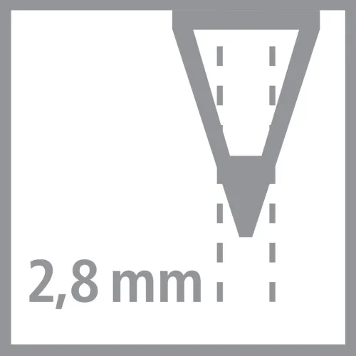 STABILO Buntstifte-Buntstift Aquarell-Buntstift aquacolor - ARTY, 12er Metalletui