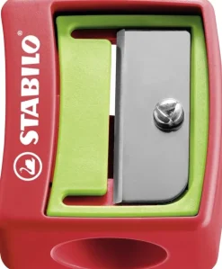 STABILO Buntstifte-Buntstifte, Wasserfarbe & Wachsmalkreide woody 3in1, 38er Box und 3 Spitzer mit 13 verschiedenen Farben