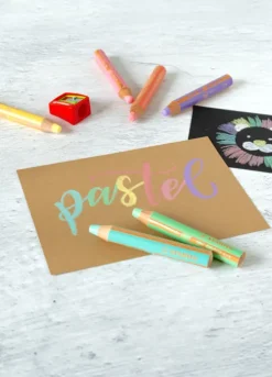 Stabilo Buntstifte-Buntstifte woody 3in1 Pastell 5er +Spitzer