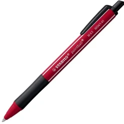 Druck-Kugelschreiber pointball NatureCOLORS Wildflower Edition 4er Set, burgunderrot, preußischblau, grauviolett, rouge*STABILO Discount