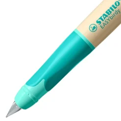 Füller EASYbirdy Timber in grün - inkl. Patrone, ergonomisch für Rechtshänder mit Anfänger-Feder A*STABILO Discount