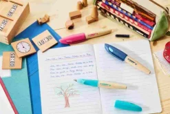 Füller EASYbirdy Timber in grün - inkl. Patrone, ergonomisch für Rechtshänder mit Anfänger-Feder A*STABILO Discount