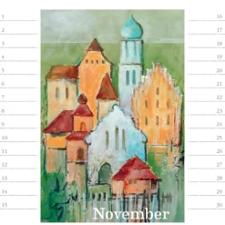 Stadler Kalender Immerwährender Kalender*StadtArt Bodensee. Immerwährender Geburtstags- und Tischkalender