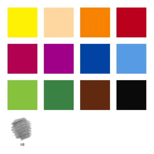 Noris colour 185 Buntstift, 12er Set + Bleistift, 185 SET9*STAEDTLER New