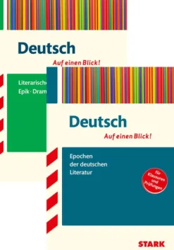 Stark Verlag GmbH Abi Trainer·Deutsch*STARK Auf einen Blick! Deutsch Literatur - Epochen + Gattungen