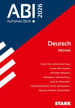 Stark Verlag GmbH Abi Trainer·Deutsch|Quali Trainer·Abi Trainer-STARK Deutsch - Abi - Auf einen Blick! 2026 Hessen