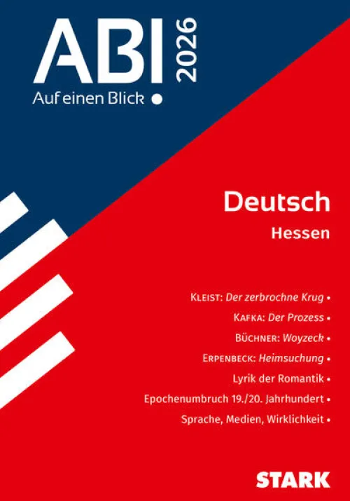 Stark Verlag GmbH Abi Trainer·Deutsch|Quali Trainer·Abi Trainer-STARK Deutsch - Abi - Auf einen Blick! 2026 Hessen