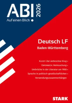 Stark Verlag GmbH Abi Trainer·Deutsch|Quali Trainer·Abi Trainer*STARK Deutsch - Abi - Auf einen Blick! 2026 BW