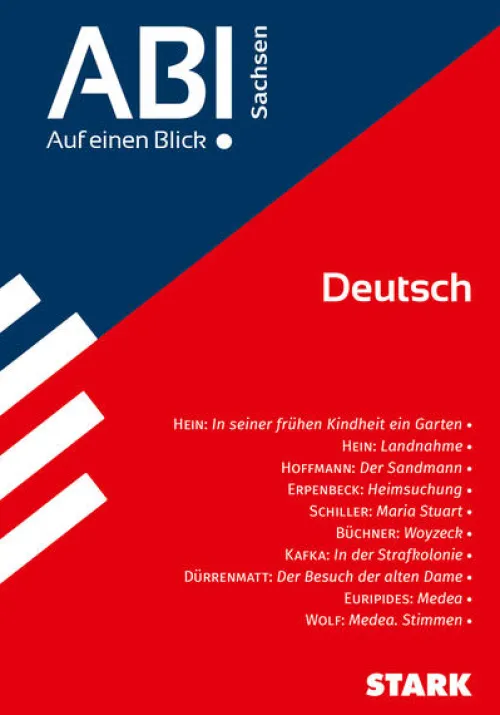 Stark Verlag GmbH Abi Trainer·Deutsch|Quali Trainer·Abi Trainer-STARK Deutsch - Abi - Auf einen Blick! 2026 Sachsen