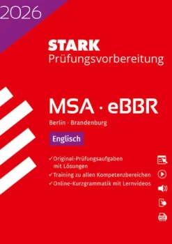 STARK Englisch - MSA/eBBR 2026 Berlin/Brandenburg - Prüfungsvorbereitung*Stark Verlag GmbH Sale