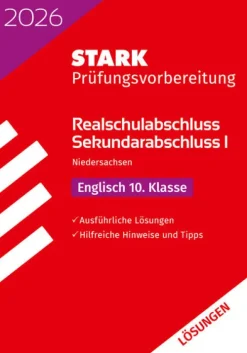 STARK Lösungen zu Englisch - Realschulabschluss 2026 Niedersachsen - Prüfungsvorbereitung*Stark Verlag GmbH