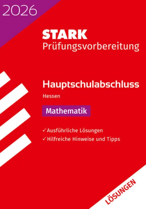 STARK Lösungen zu Mathematik - Hauptschulabschluss 2026 Hessen - Prüfungsvorbereitung*Stark Verlag GmbH Outlet