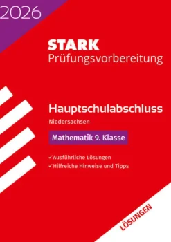 Stark Verlag GmbH Abi Trainer·Mathematik|Quali Trainer·Quali Trainer-STARK Lösungen zu Mathematik 9. Klasse - Hauptschulabschluss 2026 Niedersachsen - Prüfungsvorbereitung