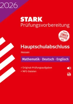 STARK Mathematik, Deutsch, Englisch - Hauptschulabschluss 2026 Hessen - Prüfungsvorbereitung*Stark Verlag GmbH Discount