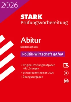 Stark Verlag GmbH Abi Trainer·Politik & Sozialkunde|Abi Trainer·Erdkunde & Wirtschaft-STARK Politik-Wirtschaft gA/eA - Abitur 2026 Niedersachsen - Prüfungsvorbereitung