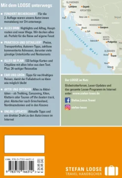 Dumont Reise Vlg GmbH + C Camping-Stefan Loose Reiseführer Balkan, Die Adria-Route. Slowenien, Kroatien, Bosnien und Herzegowina, Montenegro, Albanien