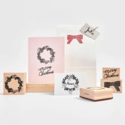 Stempel Kranz / Schleifen FSC 100% 70 x 70 mm*Rico Design GmbH & Co.KG Best