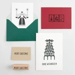 Rico Design GmbH & Co.KG Stempel & -Kissen-Stempel Weihnachtspyramide FSC 100%