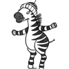Klett Ernst /Schulbuch Stempel & -Kissen-Stempel Zebra
