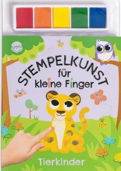 Arena Verlag GmbH Stempel & -Kissen*Stempelkunst für kleine Finger. Tierkinder