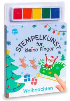 Arena Verlag GmbH Stempel & -Kissen-Stempelkunst für kleine Finger. Weihnachten