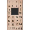 Rico Design GmbH & Co.KG Stempel & -Kissen*Stempelset Adventskalenderzahlen FSC 100% 29 Stk