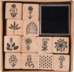 RICO-Design tap Stempel & -Kissen-Stempelset "Blumen"