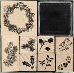 Rico Design GmbH & Co.KG Stempel & -Kissen-Stempelset Classical Christmas