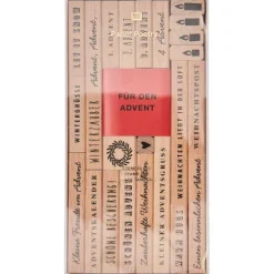 Rico Design GmbH & Co.KG Stempel & -Kissen-Stempelset für den Advent FSC 100% 24 Stk