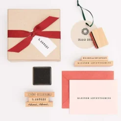 Rico Design GmbH & Co.KG Stempel & -Kissen-Stempelset für den Advent FSC 100% 24 Stk