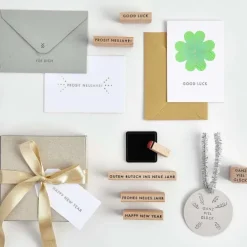 Rico Design GmbH & Co.KG Stempel & -Kissen*Stempelset Happy New Year FSC 100%