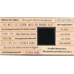 Stempelset La Vie en Rose, Poesiealbum*Rico Design GmbH & Co.KG New