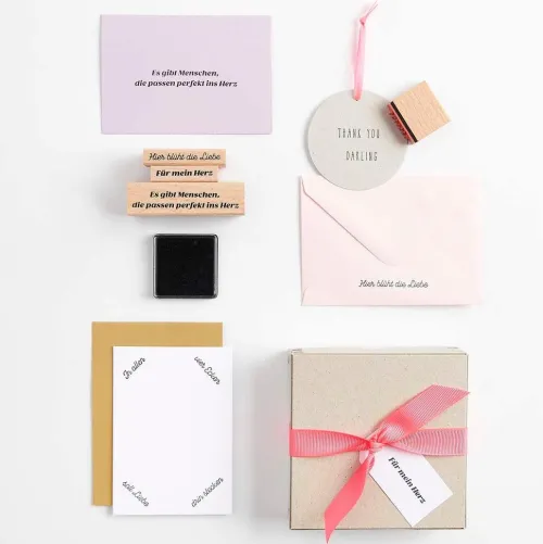 Stempelset La Vie en Rose, Poesiealbum*Rico Design GmbH & Co.KG New