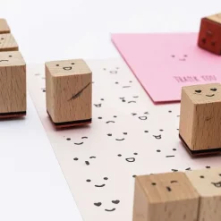 Rico Design GmbH & Co.KG Stempel & -Kissen-STEMPELSET, SMILE