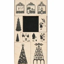 Stempelset Weihnachtsmarkt FSC 100%*Rico Design GmbH & Co.KG