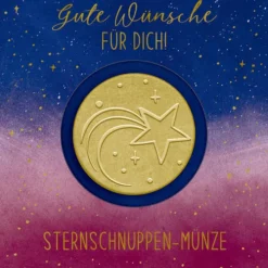 Sternschnuppen-Münze - Gute Wünsche für dich*Coppenrath Sale