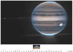 PALAZZI Kalender GmbH Posterkalender-Sternzeit 2026 - Bild-Kalender - Poster-Kalender - 70x50