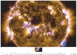 PALAZZI Kalender GmbH Posterkalender-Sternzeit 2026 - Bild-Kalender - Poster-Kalender - 70x50