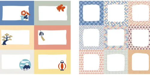 Edition Michael Fischer Postkarten*Sticker Love: Faszination Japan - Über 300 Etiketten und Aufkleber mit beschreibbarer Oberfläche