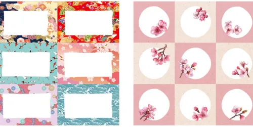 Edition Michael Fischer Postkarten*Sticker Love: Faszination Japan - Über 300 Etiketten und Aufkleber mit beschreibbarer Oberfläche