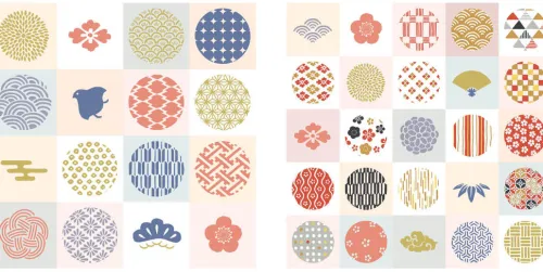 Edition Michael Fischer Postkarten*Sticker Love: Faszination Japan - Über 300 Etiketten und Aufkleber mit beschreibbarer Oberfläche