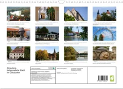 Calvendo Wandkalender-Straubing, liebenswerte Stadt im Gäuboden (Wandkalender 2026 DIN A3 quer), Monatskalender