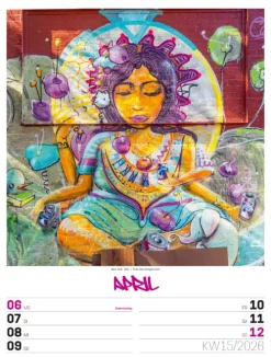 Ackermann Kunstverlag Wochenkalender-Street Art Wochenplaner Kalender 2026