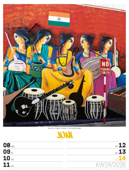 Ackermann Kunstverlag Wochenkalender-Street Art Wochenplaner Kalender 2026