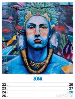 Ackermann Kunstverlag Wochenkalender-Street Art Wochenplaner Kalender 2026