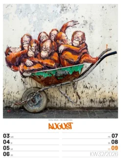 Ackermann Kunstverlag Wochenkalender-Street Art Wochenplaner Kalender 2026